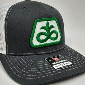 Farmer Pioneer Seeds Richardson 112 Trucker Cap Hat Mesh Snapback Textured Patch